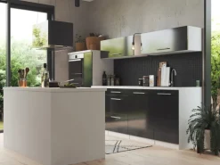 Design-Inselhaube Centa CH11051IS Schwarz Inselhauben|Kücheninseln