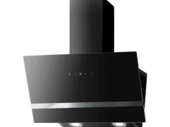 Best Design-Schräghaube CH24080SM Schwarz Kopffreihauben|Kochfelder
