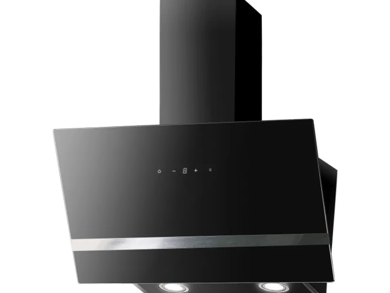 Best Design-Schräghaube CH24080SM Schwarz Kopffreihauben|Kochfelder