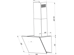 Clearance Dunstabzugshaube CH24060WAM EEK: A Kopffreihauben
