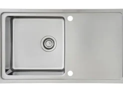 Outlet Respekta Einbauspüle Chicago 86 cm x 50 cm Edelstahl