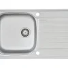 Outlet Respekta Einbauspüle Dallas 86 cm x 50 cm Edelstahl