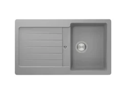 Respekta Granitspülen<Einbauspüle Massivgranit Austin 86 cm x 50 cm Grau