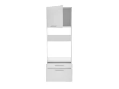 Best Hauswirtschaftsraum Set Clara 200 cm x 184,8 cm x 67,6 cm Weiß Matt Küchenschränke