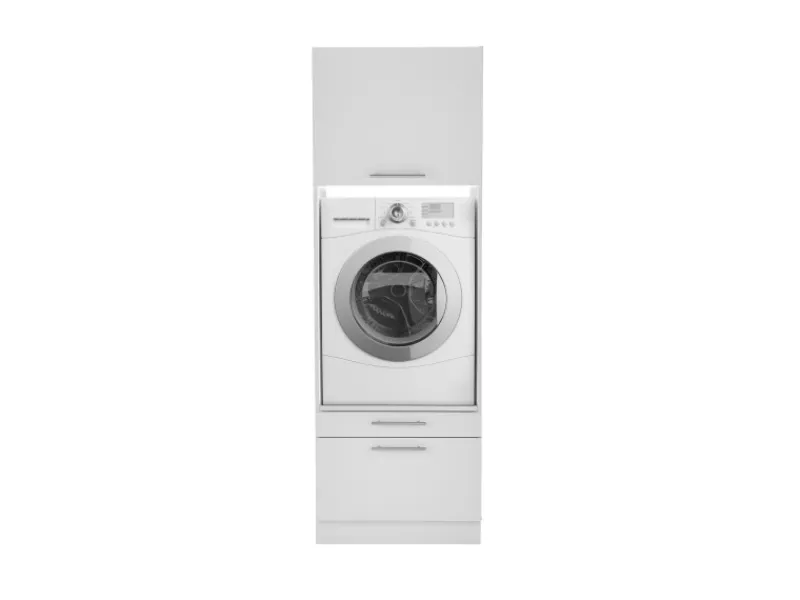 Sale Hauswirtschaftsraum Set Clara 200 cm x 234,8 cm x 67,6 cm Weiß Matt Küchenschränke