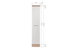 Respekta Pfannen<Küchen-Apothekerschrank Merle 30 cm Weiß