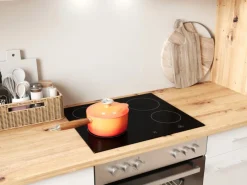 Clearance Küchenblock Hilde 310 cm mit Kücheninsel Weiß Kücheninseln|Herde