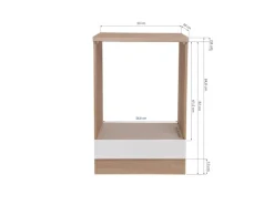 Sale Respekta Küchen-Herdumbauschrank Merle 60 cm Weiß