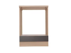 Respekta Küchenschränke<Küchen-Herdumbauschrank Merle 60 cm Grau