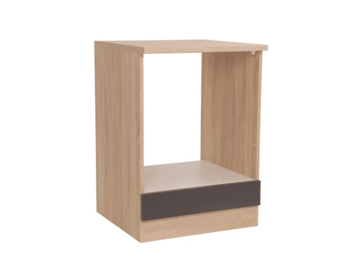 Respekta Küchenschränke<Küchen-Herdumbauschrank Merle 60 cm Grau