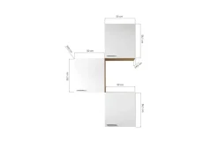 Best Küchenmöbel-Set 8 Merle 100 cm Küchenschränke|Einbauküchen