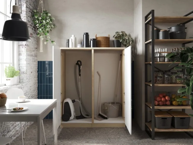 Discount Küchenmöbel-Set 11 Merle 120 cm Miniküchen|Kochfelder