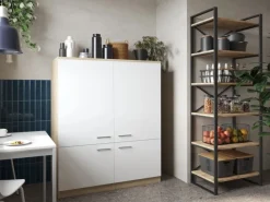 Discount Küchenmöbel-Set 11 Merle 120 cm Miniküchen|Kochfelder
