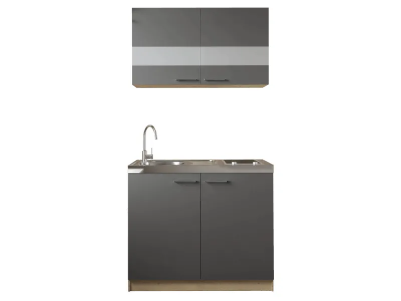 Clearance Küchenmöbel-Set 3 Merle 100 cm Miniküchen|Kochfelder