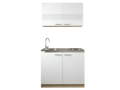 New Respekta Küchenmöbel-Set 3 Merle 100 cm Weiß