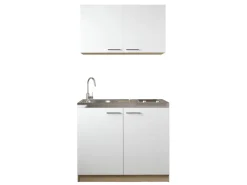 New Respekta Küchenmöbel-Set 4 Merle 100 cm Weiß