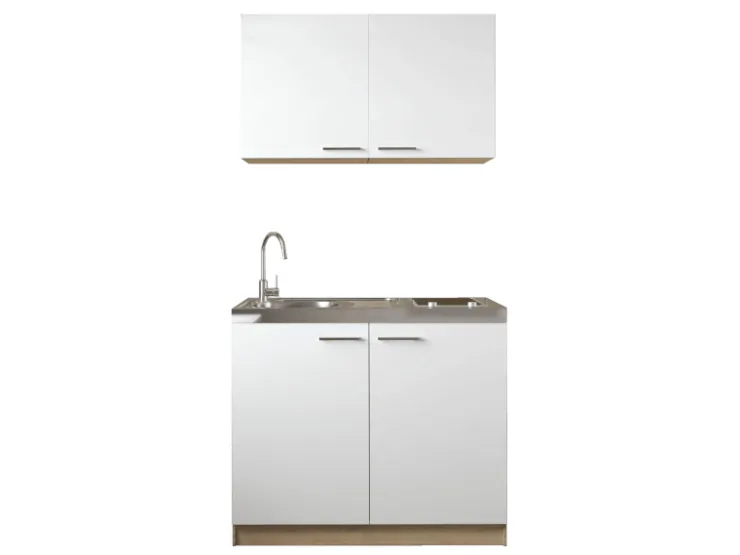 New Respekta Küchenmöbel-Set 4 Merle 100 cm Weiß