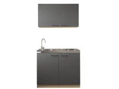 New Küchenmöbel-Set 6 Merle 100 cm Pantryküchen|Miniküchen