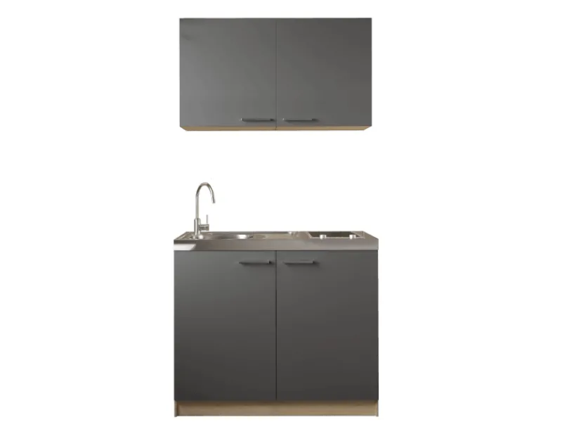 New Küchenmöbel-Set 6 Merle 100 cm Pantryküchen|Miniküchen