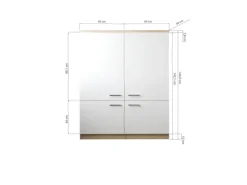 New Küchenmöbel-Set 11 Merle 120 cm Pantryküchen|Miniküchen