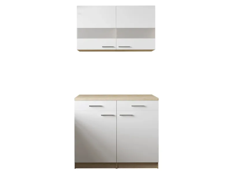 Hot Küchenmöbel-Set 9 Merle 100 cm Pantryküchen|Miniküchen