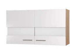 Clearance Respekta Küchen-Oberschrank Merle 100 cm Weiß