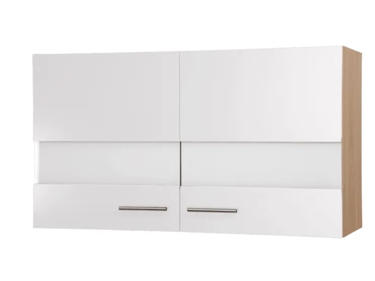 Clearance Respekta Küchen-Oberschrank Merle 100 cm Weiß