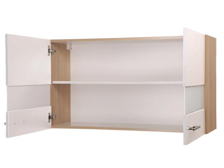 Clearance Respekta Küchen-Oberschrank Merle 100 cm Weiß