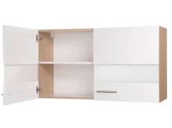 Clearance Respekta Küchen-Oberschrank Merle 100 cm Weiß