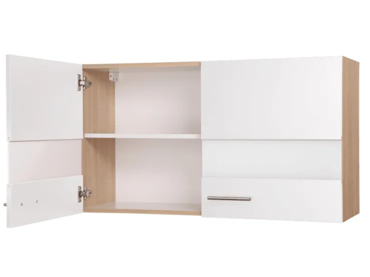 Clearance Respekta Küchen-Oberschrank Merle 100 cm Weiß