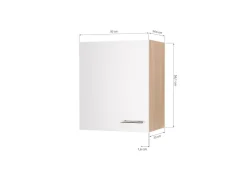 Respekta Küchenschränke<Küchen-Oberschrank Merle 50 cm Grau