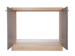 Clearance Respekta Küchen-Spülenunterschrank Merle 100 cm Grau