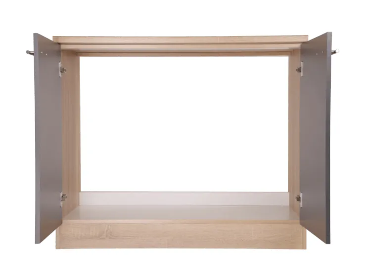 Clearance Respekta Küchen-Spülenunterschrank Merle 100 cm Grau