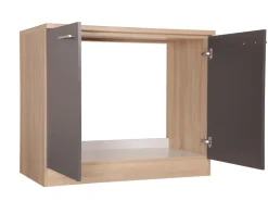 Clearance Respekta Küchen-Spülenunterschrank Merle 100 cm Grau