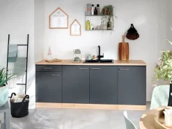 Clearance Respekta Küchen-Spülenunterschrank Merle 100 cm Grau