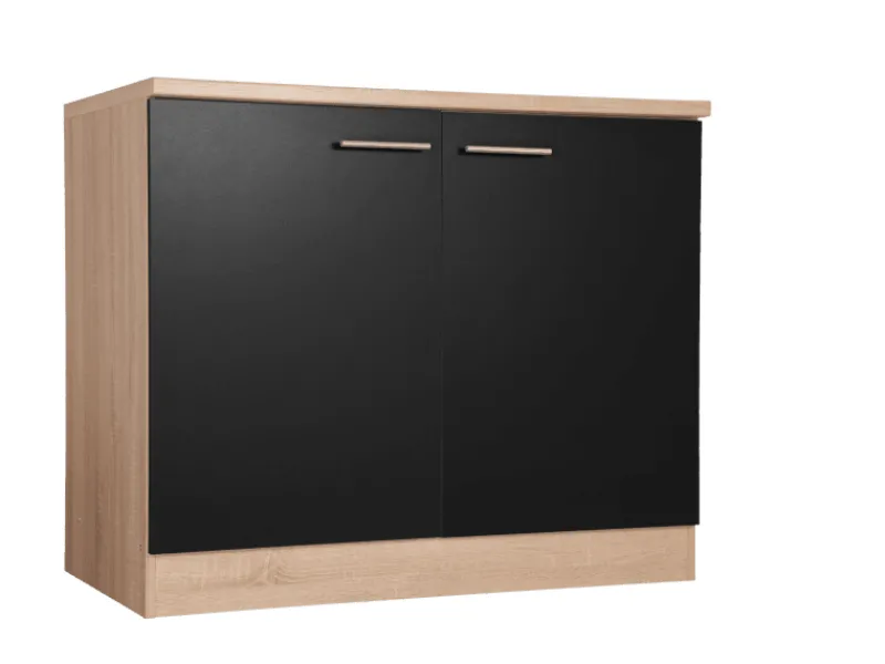 Best Küchen-Spülenunterschrank Merle 100 cm Küchenschränke|Einbauküchen