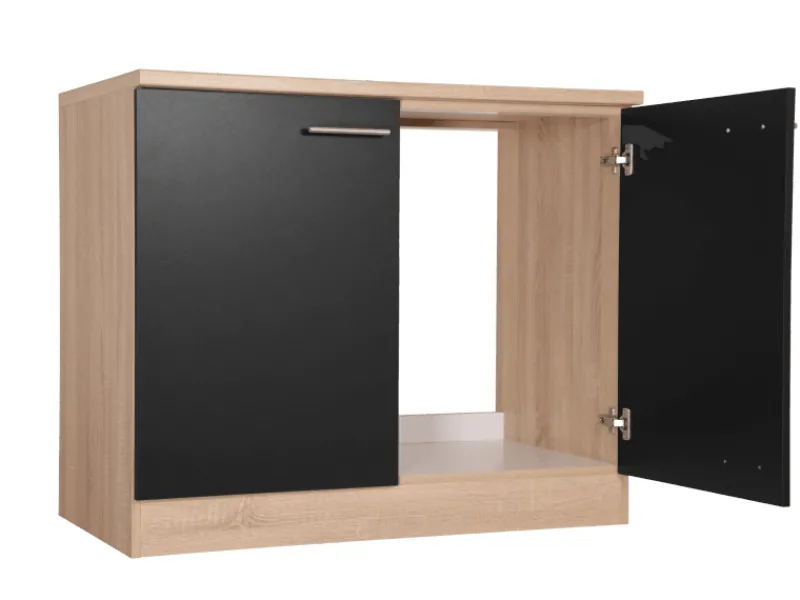Best Küchen-Spülenunterschrank Merle 100 cm Küchenschränke|Einbauküchen