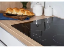 Respekta Premium Kühlschränke|Winkelküchen<Respekta Küchenzeile GLRP320HESW Grifflos 320 cm Weiß Hochglanz-Sonoma Eiche Hochglanz Weiß