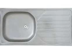 Hot Küchenzeile KB150ESGMI 150 cm -Eiche Sägeräu Nachbildung Single-Küchen|Pantryküchen