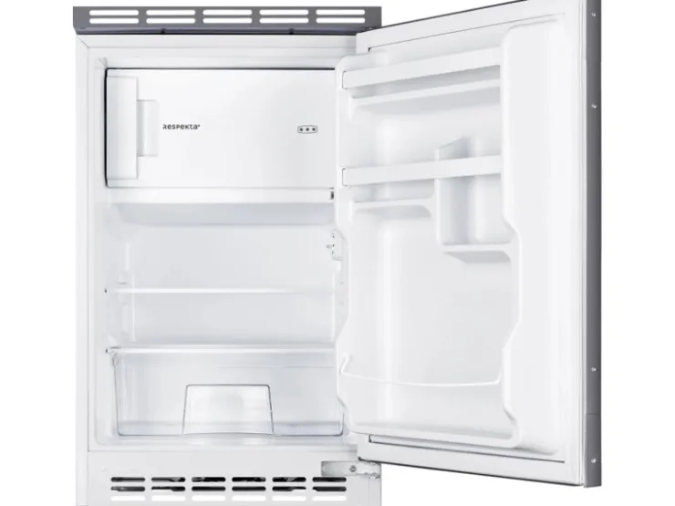Respekta Küchenzeile KB150ESRMI 150 cm -Eiche Sägeräu Nachbildung Rot