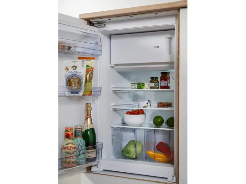 Best Küchenzeile KB310ESSC 310 cm -Eiche Sägerau Nachbildung Herde|Kühlschränke