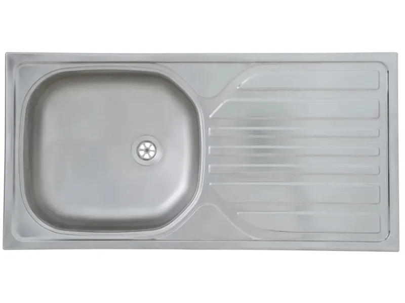 Best Küchenzeile KB225EYWC 225 cm -Eiche York Nachbildung Einbauküchen|Kühlschränke