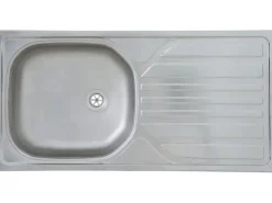 Outlet Küchenzeile KB150WRC 150 cm -Weiß Winkelküchen|Pantryküchen