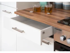 Sale Respekta Küchenzeile KB220WWC 220 cm Weiß