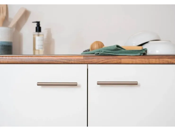 Sale Respekta Küchenzeile KB220WWC 220 cm Weiß