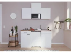 Best Küchenzeile KB150WWMI 150 cm Single-Küchen|Pantryküchen