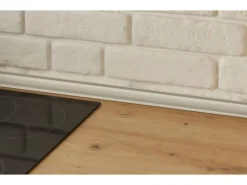 Clearance Küchenzeile Marleen 310 cm Artisan-Eiche Weiß Hochglanz Winkel Winkelküchen|Besteckkästen