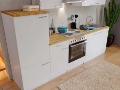 Sale Respekta Küchenzeile ohne E-Geräte 270 cm Weiß