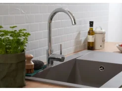 Outlet Mineralite Einbauspüle Denver 86 x 50 cm Granitspülen|Einbauküchen