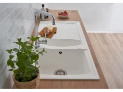 Best Mineralite Einbauspüle Boston 100 x 50 cm Granitspülen|Zubehör Für Küchenarmatur